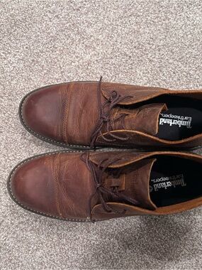 Timberland Men's Brown Leather Chukka Boots